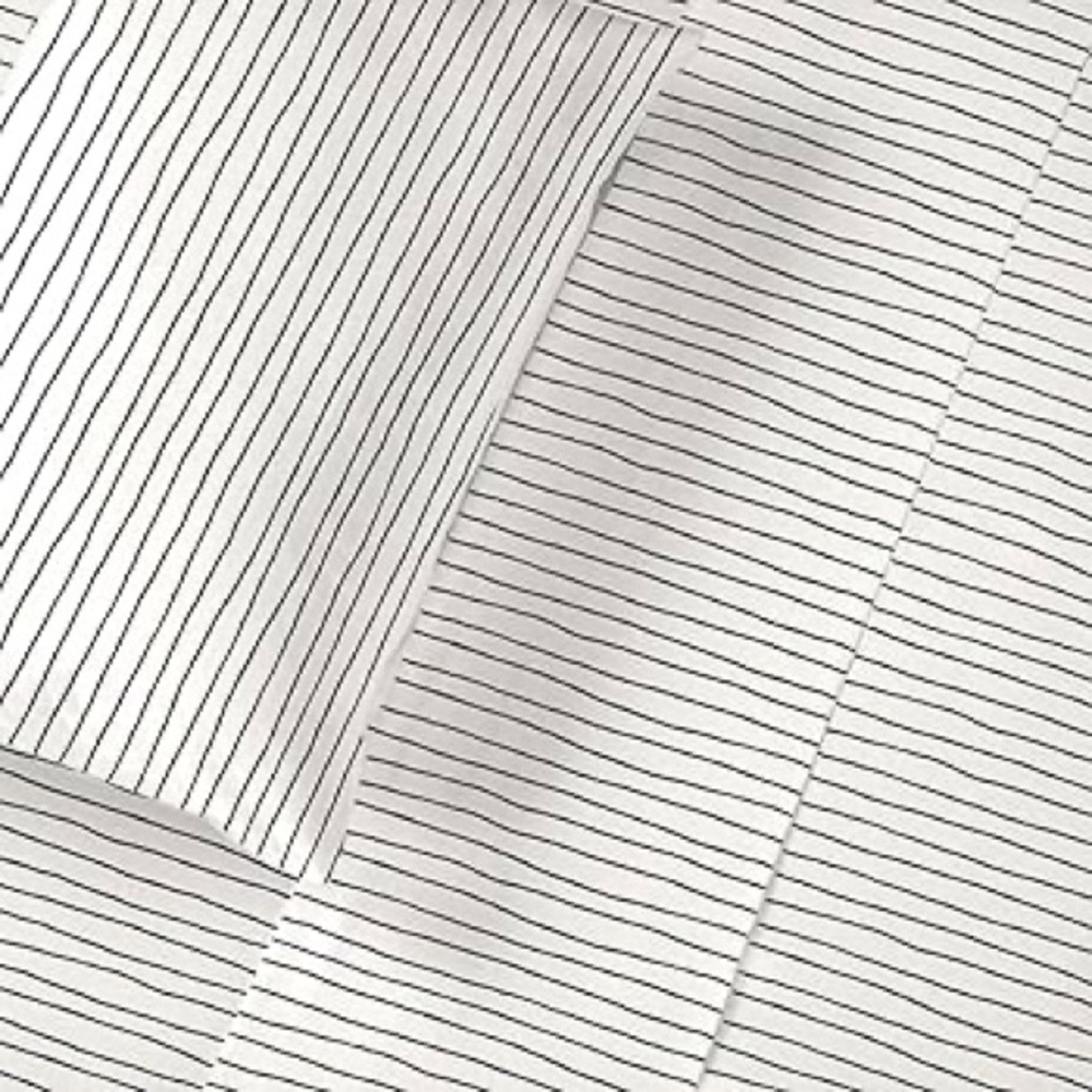 Makemake Organics Striped Bedding Set - Toddler Crib Sheet Set